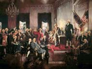 The Constitutional Convention, Philadelphia, 1787.
